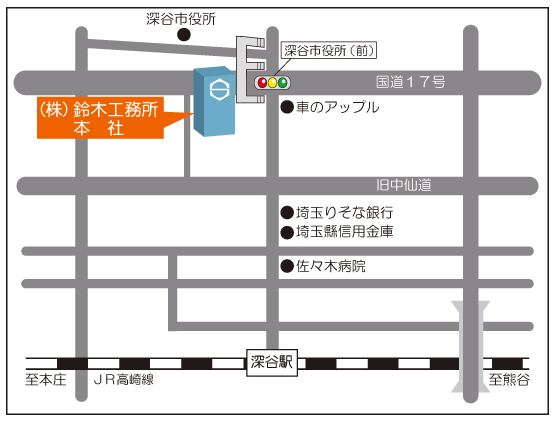 鈴木工務所地図